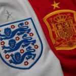 httpsus.123rf.com450wmcharnsitrcharnsitr1806charnsitr180600074133266156-bangkok-thailand-june-5-the-logo-of-england-and-spain-national-football-team-on-football.jpg