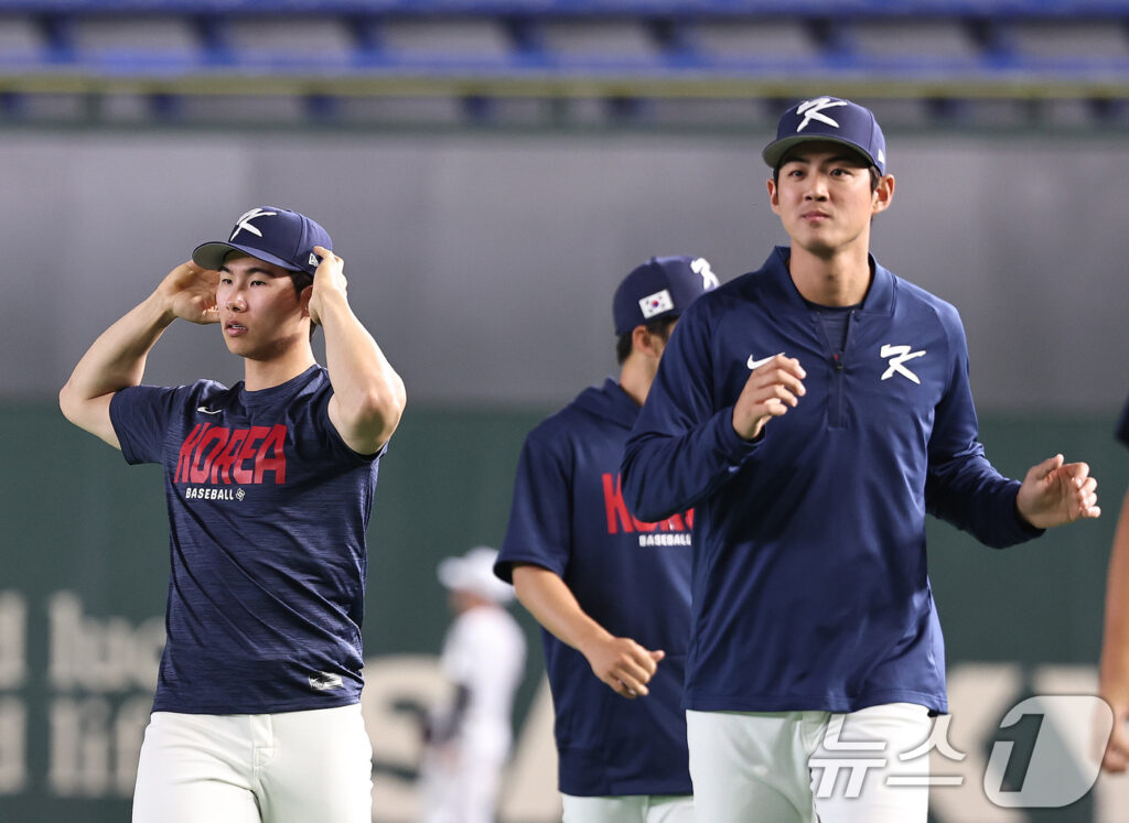 몸푸는 김혜성·구자욱