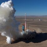 FILE PHOTO: Handout of Zhuque-3 rocket by China’s private rocket firm LandSpace taking off from the Jiuquan Satellite Launch Center