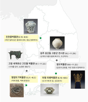 2025 국보순회전 지도